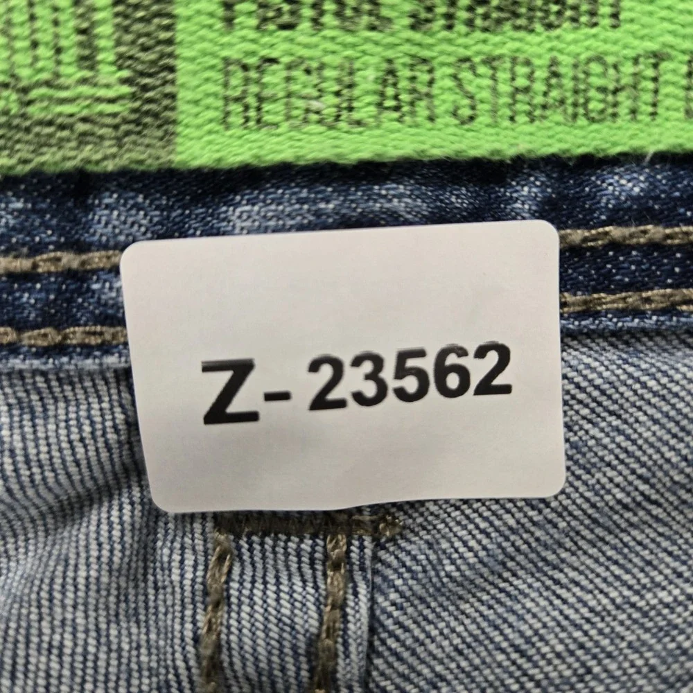 Rock & Roll Denim Men Jeans 30X30 Light Blue Pistol Straight Leg Petite READ